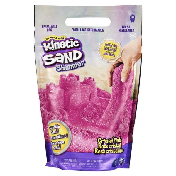 Kinetic Sand Glitter Sand Rosa multifärg