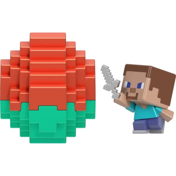 Minecraft Mini Mode Spawn Egg med figur