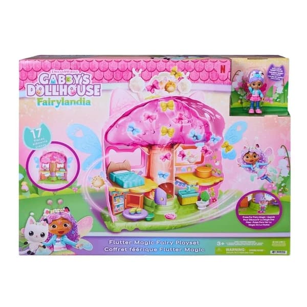 Gabby's Dollhouse Flutter Magic Fairy Lekset multifärg