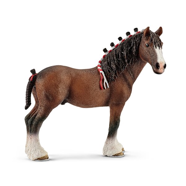 schleich® HORSE CLUB Clydesdale valack 13808 multifärg