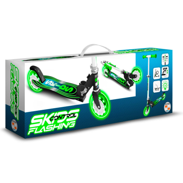 Skids Control Sparkcykel med ljus multifärg