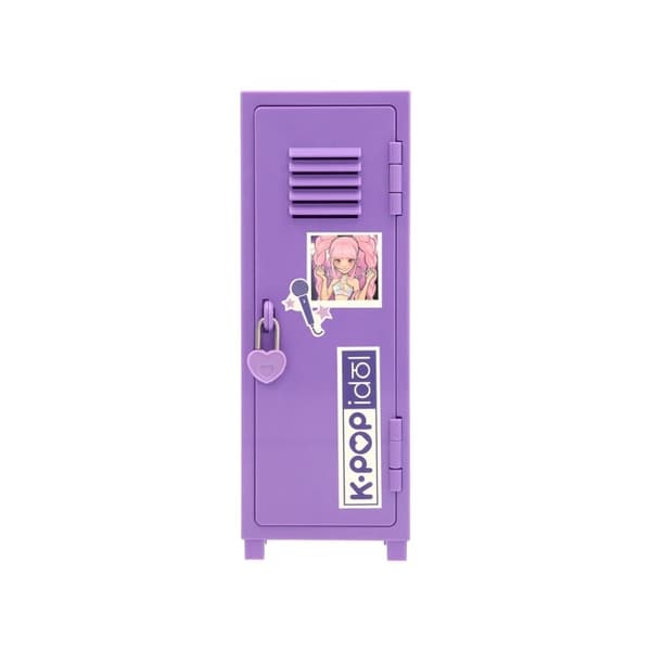 K-Pop Idol Locker Skåp med lås multifärg