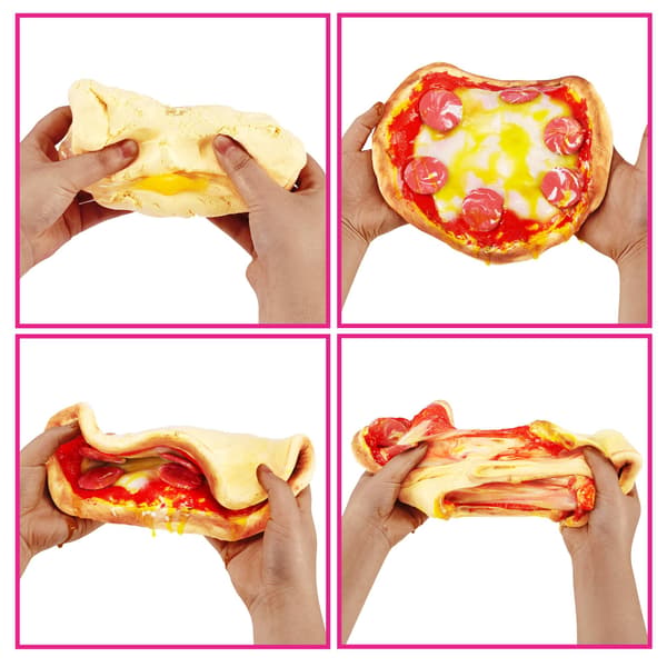 Slime Mart Kundkorg Pizza multifärg