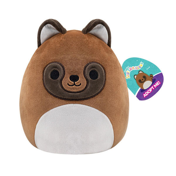 Squishmallow Adopt Me 20cm Tanuki multifärg