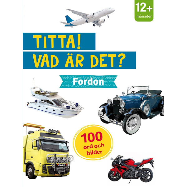 Titta! Vad är det? Fordon Pekbok med handtag multifärg