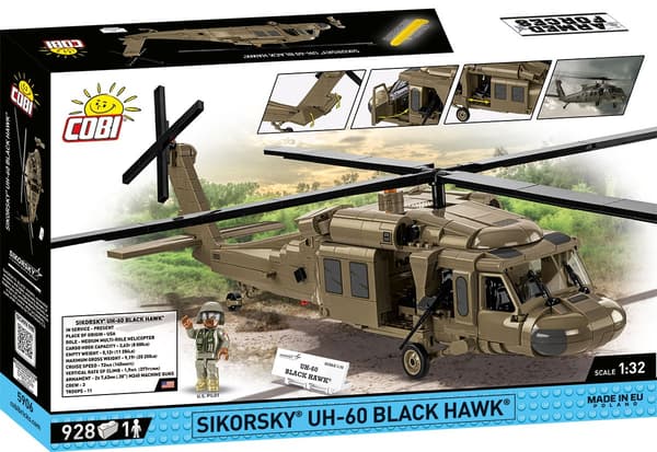 Cobi Sikorsky UH-60 Black Hawk 1:32 5906 multifärg
