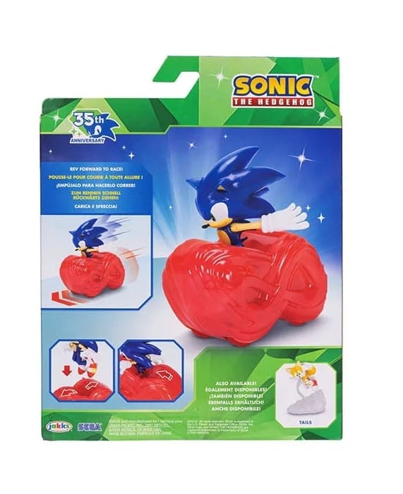 Sonic Figur med tillbehör W1 Running Sonic multifärg