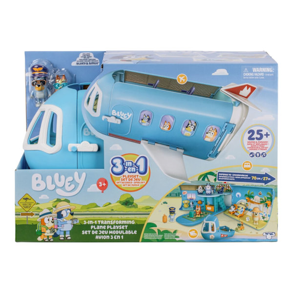 Bluey Flygplan 3-i-1 Lekset multifärg