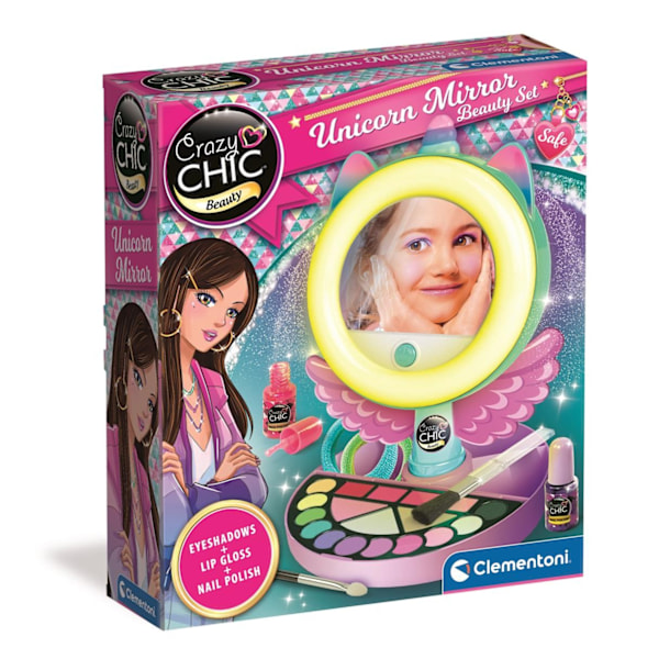 Unicorn Spegel Make up set multifärg