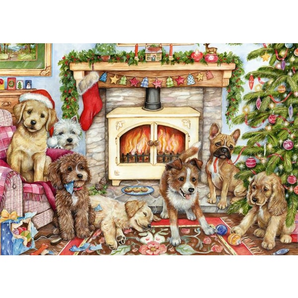 Christmas Puppies Pussel 500 bitar 11310 multifärg