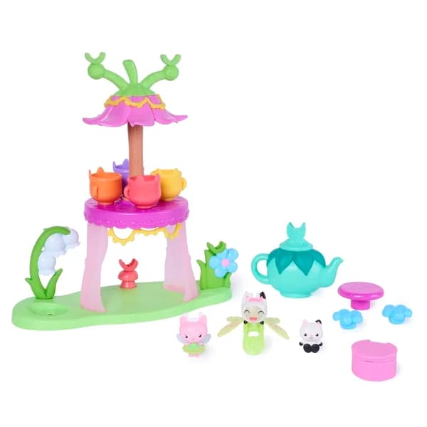 Gabby's Dollhouse Flutter-riffic Tea Party Lekset multifärg