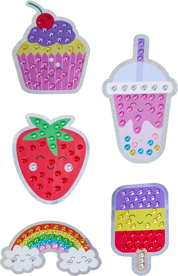 Diamond Painting Sticker set multifärg