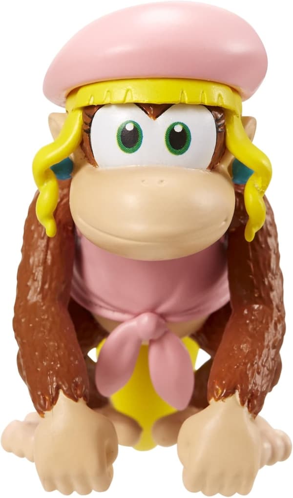 Donkey Kong Figur 5cm Dixie Kong multifärg