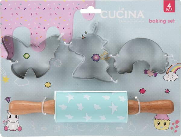 Kavel och Kakformar Unicorn multifärg
