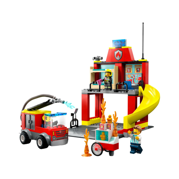 LEGO® City Brandstation och brandbil 60375