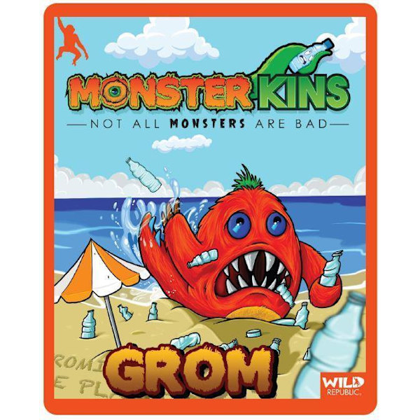 Wild Republic Ecokins Monster Kins Grom multifärg
