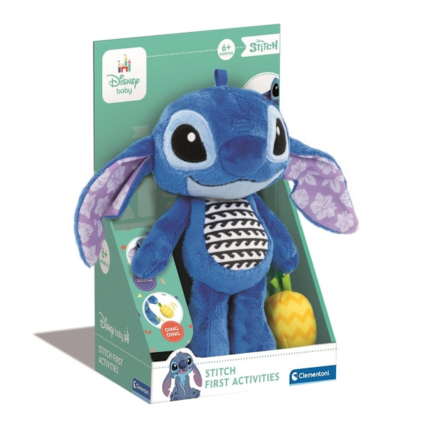 Disney Baby Stitch Aktivitetsmjukdjur multifärg