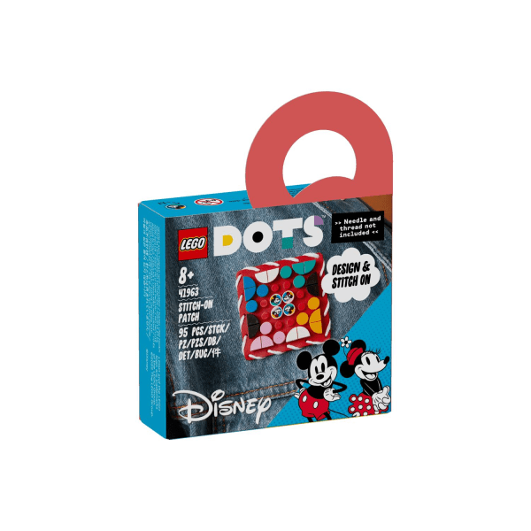 LEGO® DOTS Disney Musse Pigg och Mimmi Pigg Tygmärke 41963 multifärg
