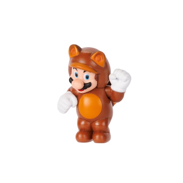Super Mario Figur 5cm Tanooki Mario multifärg