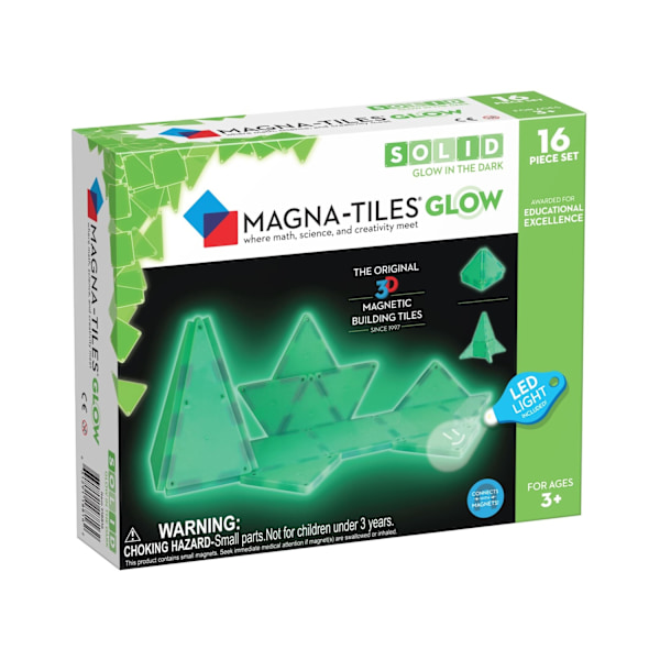 Magna-Tiles Glow med LED light 16 delar multifärg