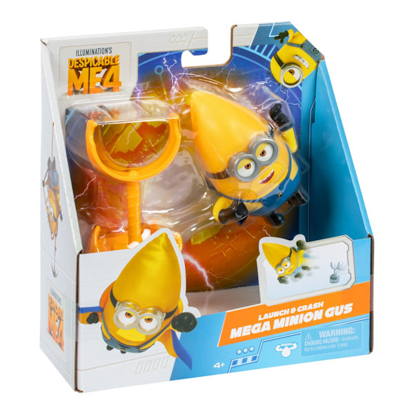 Dumma Mej 4 Launch & Crash Mega Minion Gus multifärg
