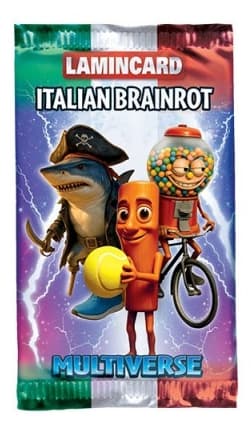 Lamincard Italian Brainrot Booster Multiverse MultiColor
