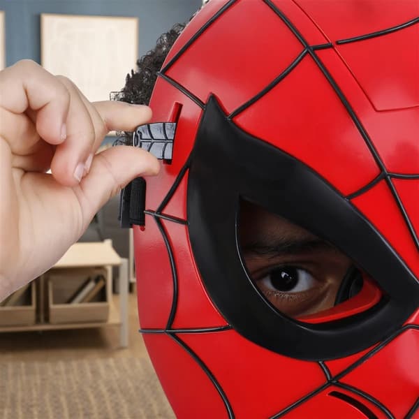 Spiderman Glow FX Mask med ljus multifärg
