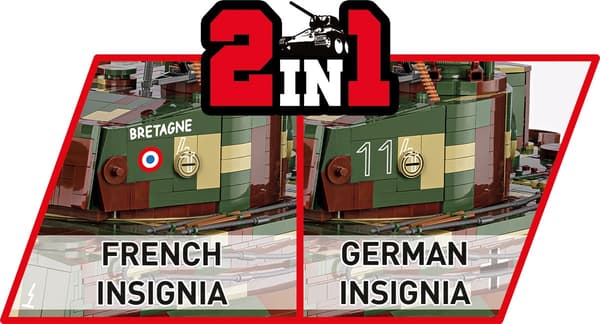 Cobi PzKpfw. VI Tiger Ausf. E 1:12 2807 multifärg
