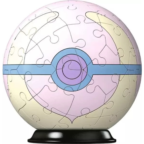Pokemon Pusselboll 3D 55 bitar Heal Ball (Vit) multifärg