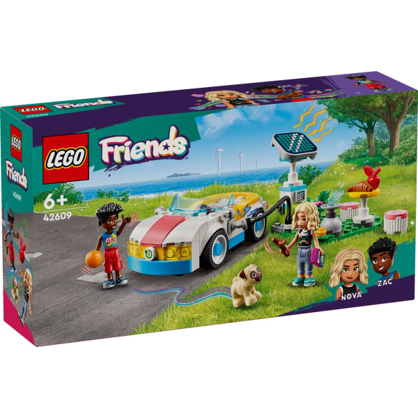 LEGO® Friends Elbil och laddstation 42609