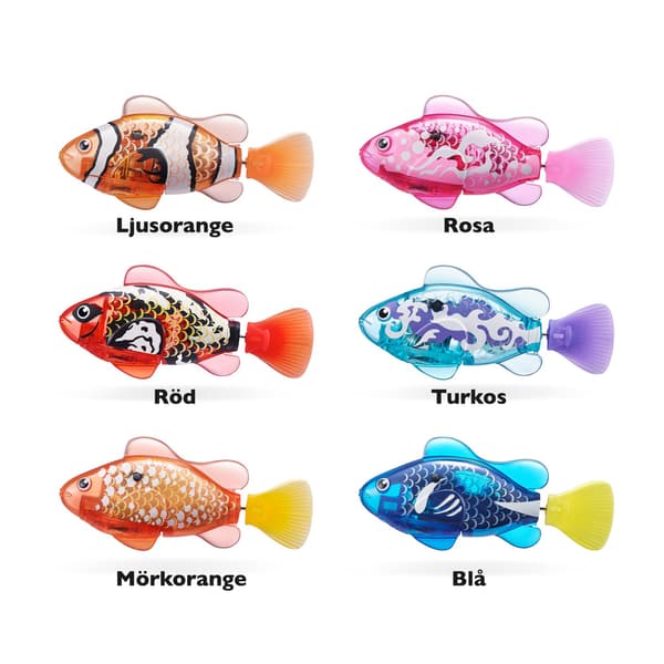 Zuru Robo Alive Robo Fish Blå Blå