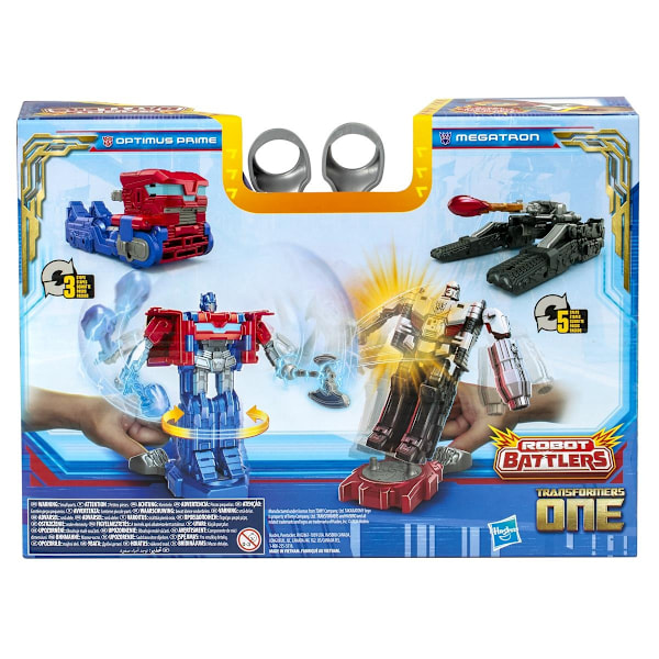 Transformers One Robot Battlers Optimus Prime vs Megatron multifärg