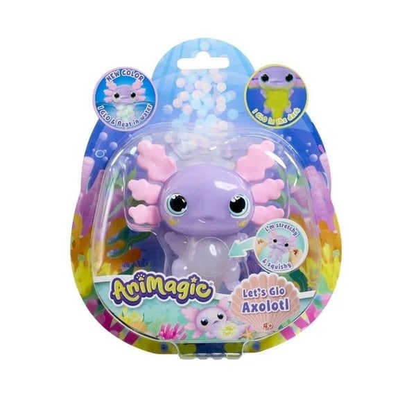 Animagic Lets Glo Axolotl Lila multifärg