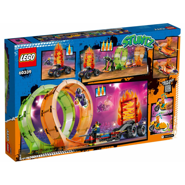 LEGO® City Stuntz Stuntarena med dubbelloop 60339 multifärg