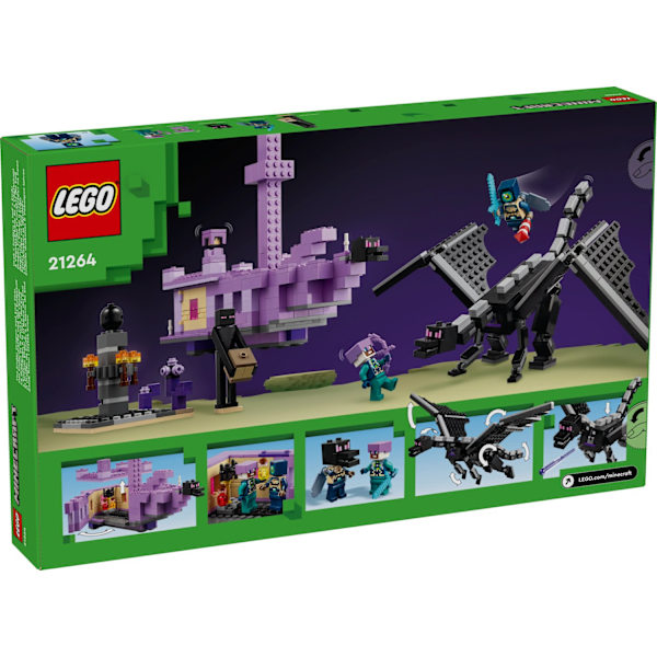 LEGO® Minecraft® Enderdraken och Endskeppet 21264 multifärg