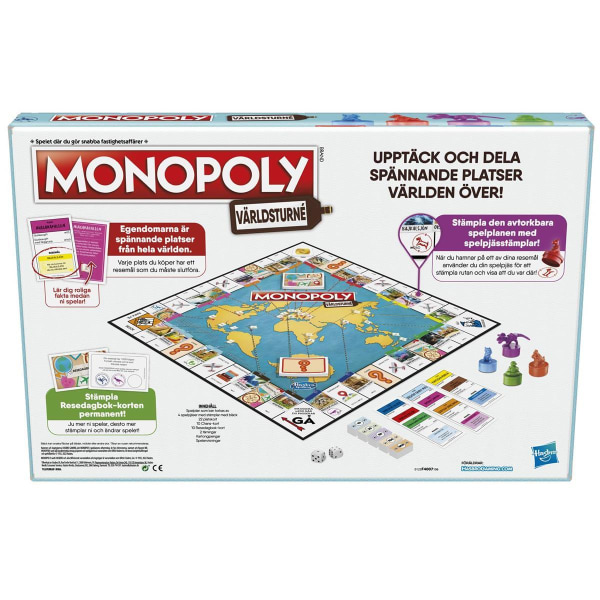 Monopoly Världturné SE multifärg