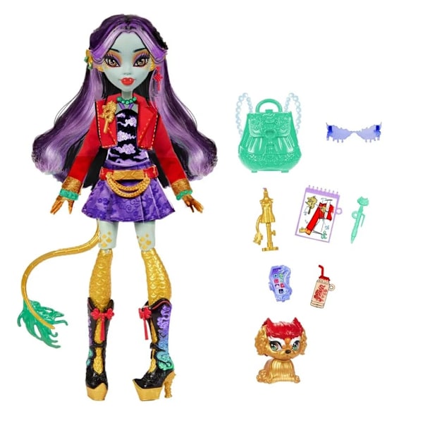 Monster High Docka Jinafire Long multifärg