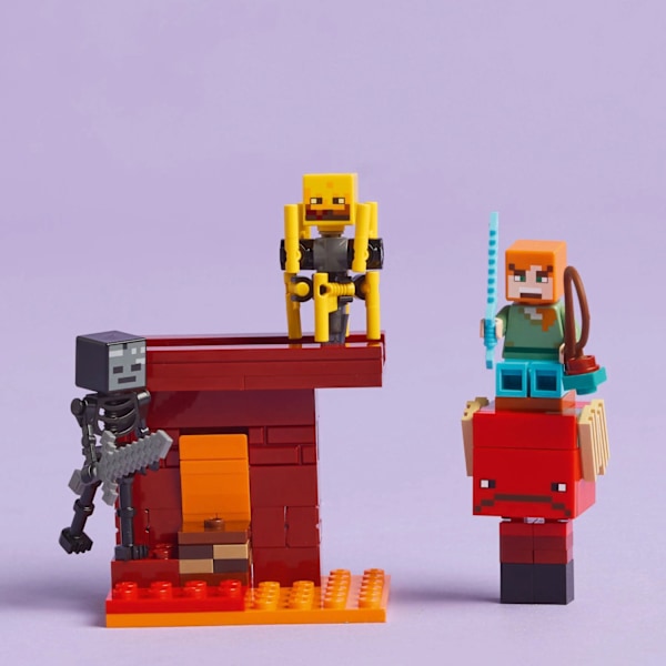 LEGO® Minecraft Lavastriden i Nether 21266
