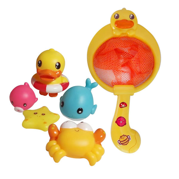 B. Duck Set med badleksaker multifärg