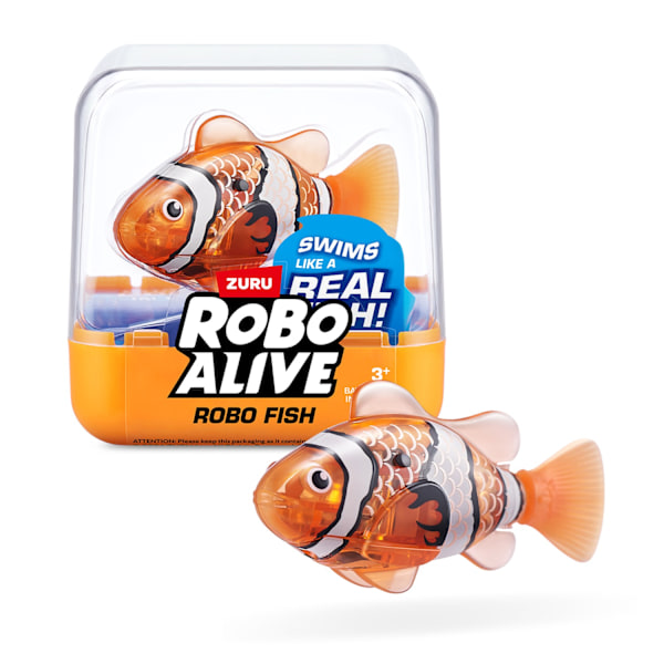 Zuru Robo Alive Robo Fish Ljusorange Ljusorange