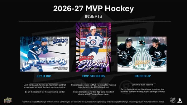 Upper Deck mvp NHL 2026-27 Hel Box 36 paket multifärg