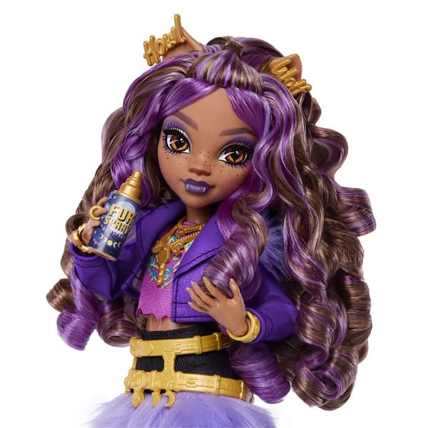 Monster High Docka Clawdeen Wolf med tillbehör multifärg