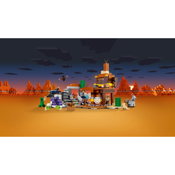 LEGO® Minecraft® Gruvschaktet i stenöknen 21263 multifärg