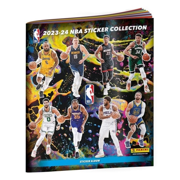 NBA 2023-24 Sticker Album Basket Samlarbilder multifärg