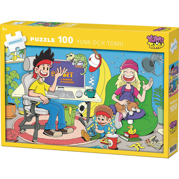 Yumi & Tomu Pussel 100 bitar multifärg