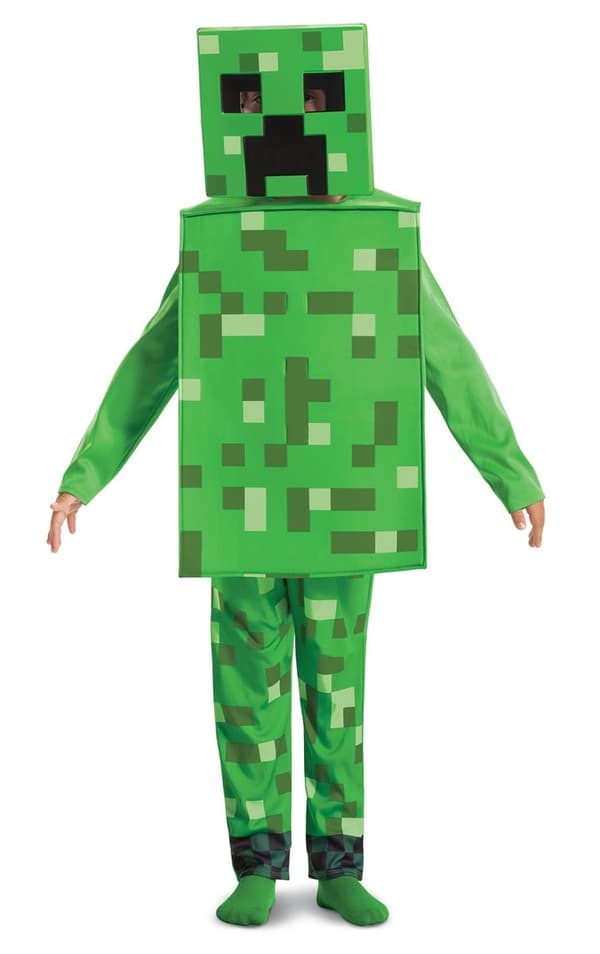 Minecraft Utklädning Creeper M 7-8 år MultiColor M (7-8år)