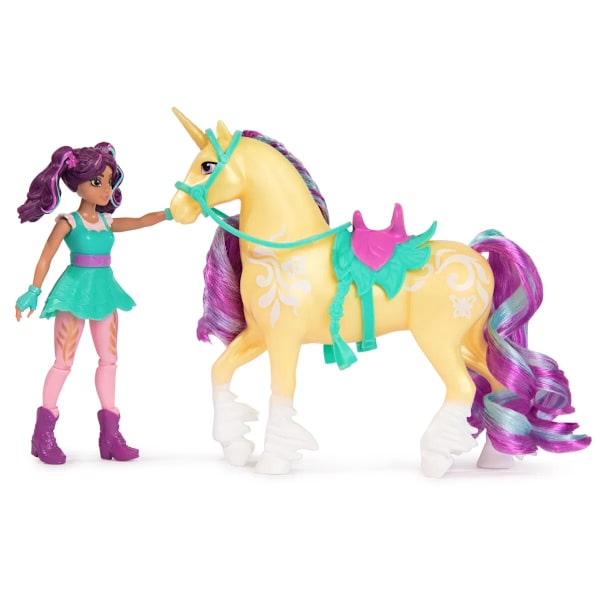 Unicorn Academy Docka och Enhörning Ava & Leaf multifärg