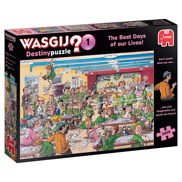 Wasgij Destiny 1 The Best Days of our Lives! Pussel 1000 bitar multifärg