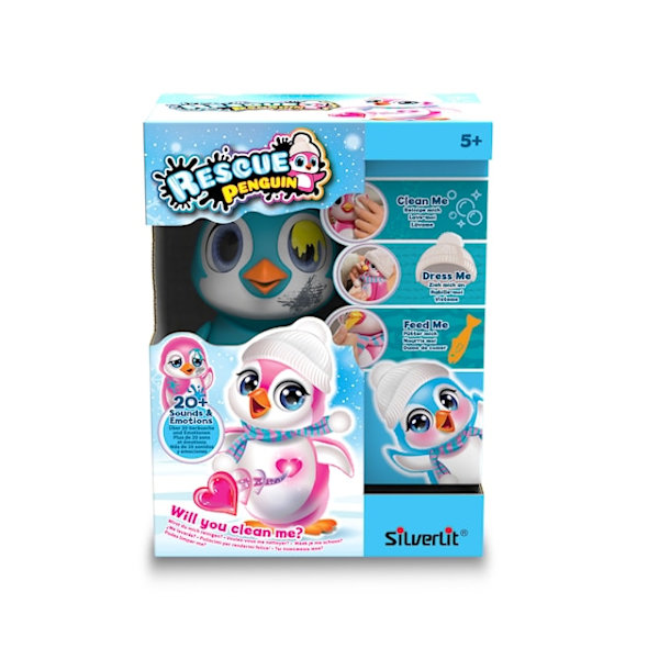 Silverlit Rescue Penguin Blue multifärg