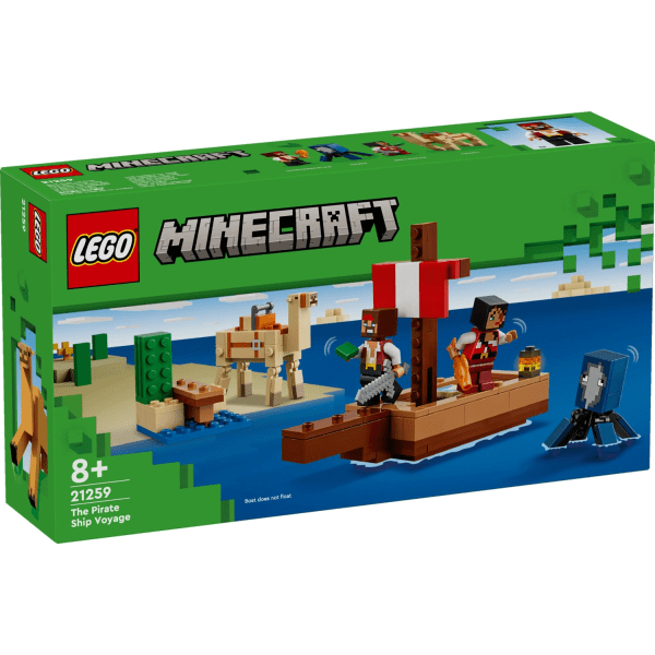 LEGO® Minecraft® Piratskeppsresan 21259 multifärg